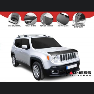 Jeep Renegade Front Hood Mask - Black